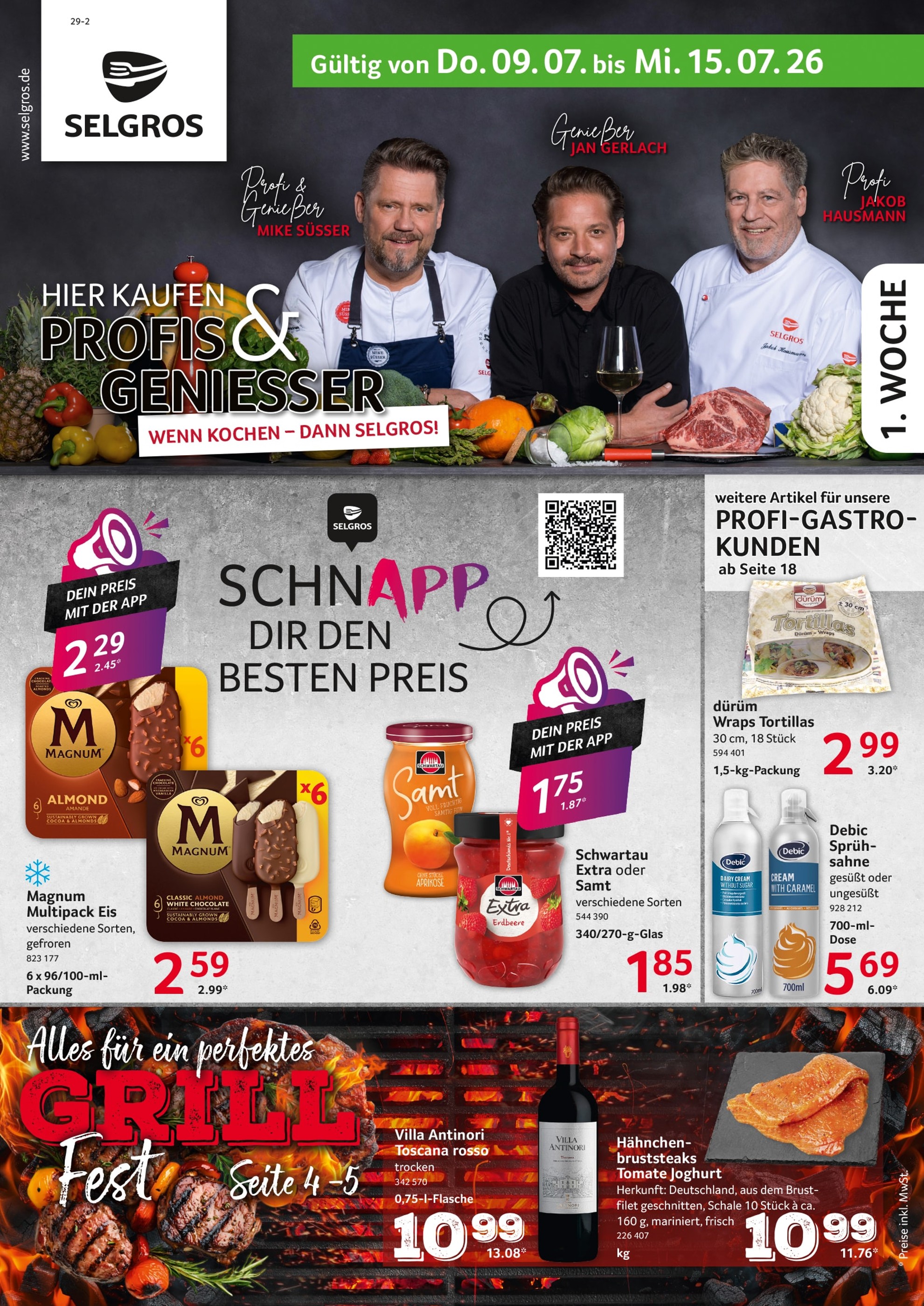 Selgros Prospekt mit 24 Seiten